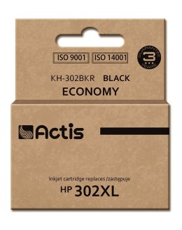 Tusz ACTIS KH-302BKR (zamiennik HP 302XL F6U68AE; Premium; 15 ml; czarny)