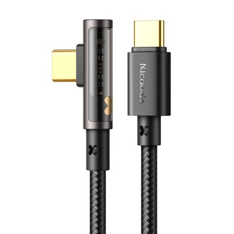 Mcdodo Kabel kątowy Prism USB do USB-C Mcdodo CA-3400, 100W, 1.2m (czarny)