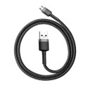 Baseus Kabel USB do Micro USB Baseus Cafule 2.4A 1m (szaro-czarny)