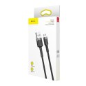 Baseus Kabel USB do Micro USB Baseus Cafule 2.4A 1m (szaro-czarny)