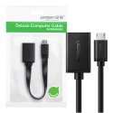 UGREEN Adapter OTG Micro USB UGREEN US133 (czarny)