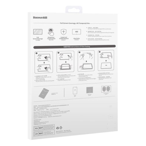 Baseus Szkło hartowane Baseus Crystal 0.3mm do tabletu Huawei MatePad Pro 11"