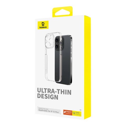 Baseus Etui na telefon iPhone15 Plus Baseus OS-Lucent Series (Przezroczysty)