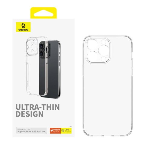 Baseus Etui na telefon iPhone15 ProMax Baseus OS-Lucent Series (Przezroczysty)