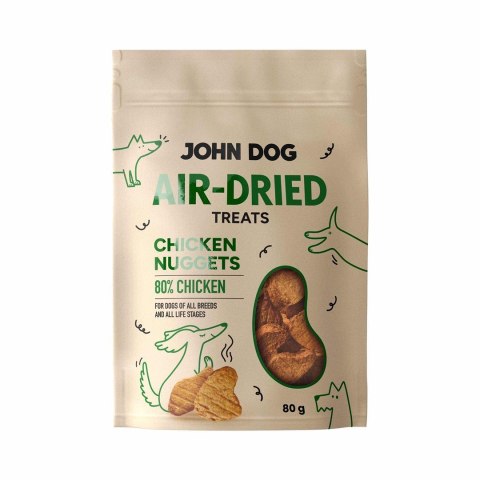 JOHN DOG AIR DRIED CHICKEN NUGGETS 80G- przysmak
