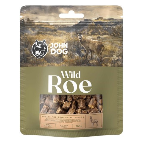 JOHN DOG Wild ROE/SARNA 200g- przysmak