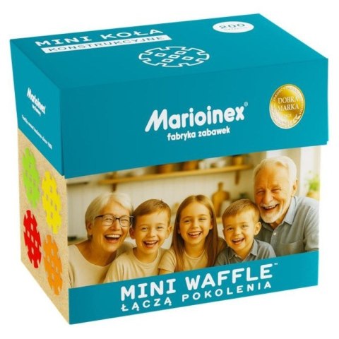 MARIOINEX Klocki Mini Waffle Zestaw Seniora, 200 elementów