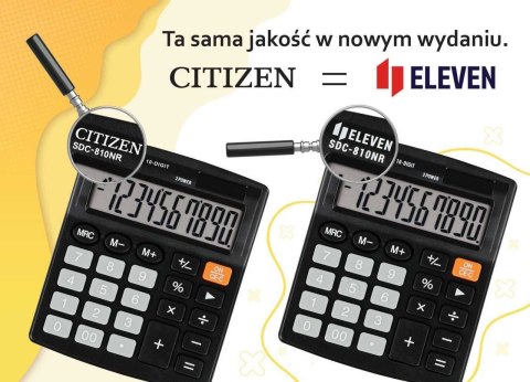ELEVEN kalkulator biurowy CMB801-BK czarny zastępuje Citizen