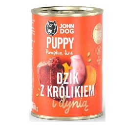 John Dog PUMPKIN SZCZENIAK dzik,królik,dynia 400g