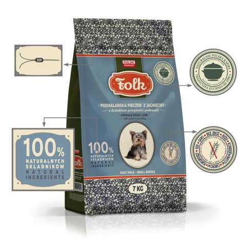 FOLK Podhalańska pieczeń z jagnięciny z dodatkiem przepiórki i pietruszki 7kg