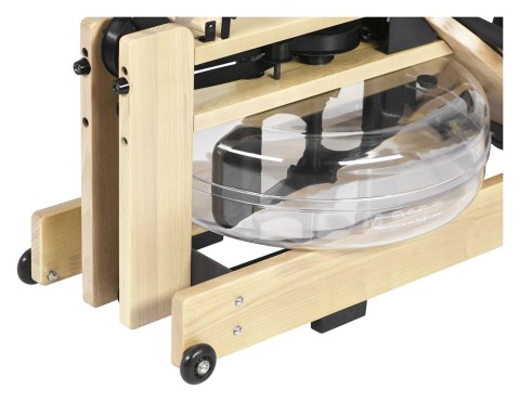 Wioślarz wodny drewniany MERACH MR-902/YS, bluetooth&app, naturalny kolor drewna (WYPRZEDAŻ)