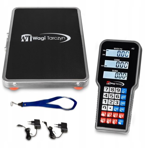 Waga Platformowa WAGI TARCZYN WT-095N 300kg Bezprzewodowy Wyświetlacz