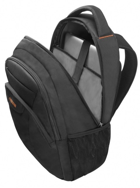 Plecak AMERICAN TOURISTER At Work 14.1 Czarno-pomarańczowy 33G-39-001 (maks.13.3-14.1"/Czarno-pomarańczowy)