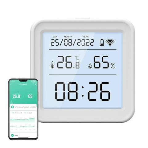 Gosund Inteligentny czujnik temperatury i wilgotności WiFi Gosund S6 LCD Tuya