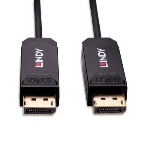 Hybrydowy kabel światłowodowy LINDY 50 m DisplayPort 2.0 UHBR10