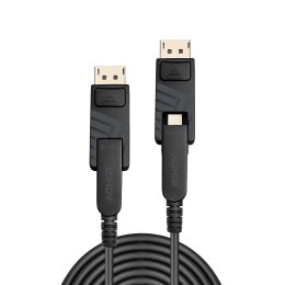 50-metrowy hybrydowy kabel światłowodowy DisplayPort 1.4