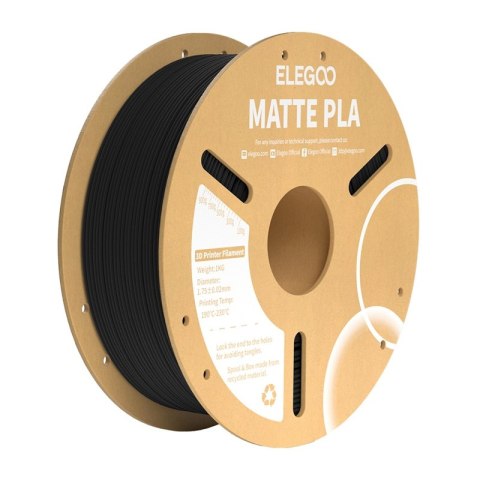 ELEGOO Filament ELEGOO PLA Matte PLA 1.75mm (czarny)