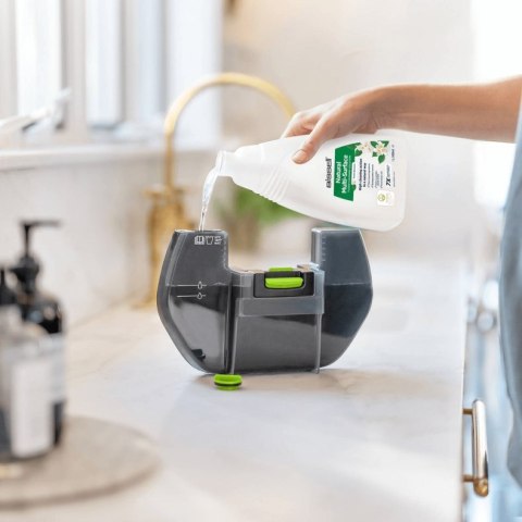 Bissell SpinWave + Vac Pet Pro Pionowy odkurzacz Bateria Suchy i Mokry Cykloniczny Worek na kurz 0,4 l Czarny, Szary