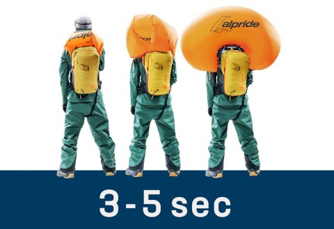 Deuter Alproof Lite 22 turmeric/black - plecak lawinowy