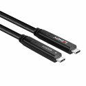 Hybrydowy kabel LINDY USB 3.2 Gen 1 i DP 1.4 Type-C o długości 8 m