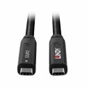 Hybrydowy kabel LINDY USB 3.2 Gen 1 i DP 1.4 Type-C o długości 8 m