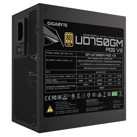 Zasilacz Gigabyte UD750GM 750W PG5 V2 (GP-UD750GM PG5 V2)