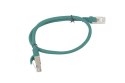 Patchcord UTP Lanberg PCU5-10CC-0050-G (RJ45 - RJ45 ; 0,50m; UTP; kat. 5e; kolor zielony)