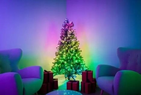Twinkly Pre-lit Tree -1.50m Choinka, 270 RGB LED, zielony przewód, typ wtyczki C (OUTLET)