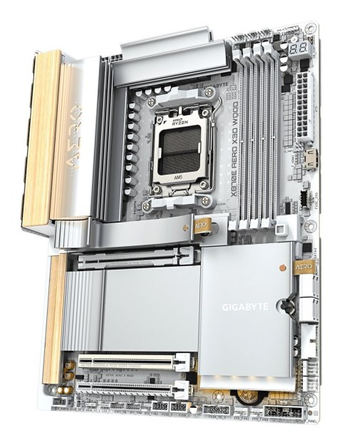 GIGABYTE X870E AERO X3D WOOD AMD X870E Gniazdo AM5 ATX