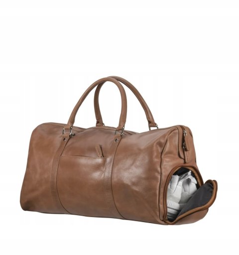 Dbramante1928 Kalundborg Sport Weekender Bag - skórzana torba podróżna 15" (tan)