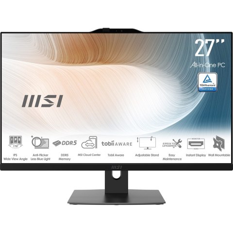 MSI Modern AM272P 1M-1235AT komputer wielofunkcyjny All-in-One Intel Core 7 150U 68,6 cm (27") 1920 x 1080 px All-in-One PC 16 G