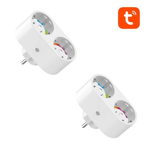 Gosund Podwójne inteligentne gniazdko WiFi Gosund SP211, 2 sztuki 3500W (dwupak) Tuya