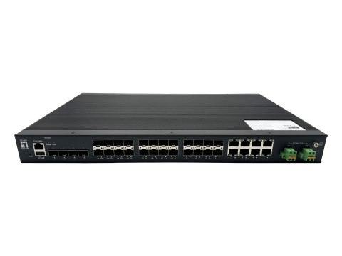 LevelOne IGU-2872 przełącznik sieciowy Zarządzany L2+ Czarny