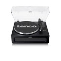Lenco LS-430BK obrotowy talerz gramofonu Gramofon z napędem pasowym Czarny