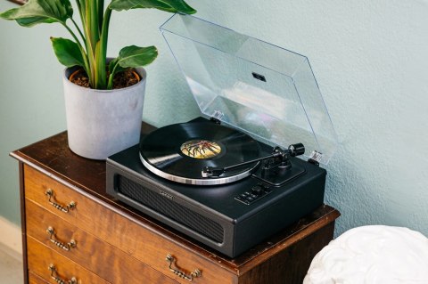 Lenco LS-430BK obrotowy talerz gramofonu Gramofon z napędem pasowym Czarny