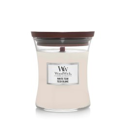 Świeca średnia WHITE TEAK WOODWICK