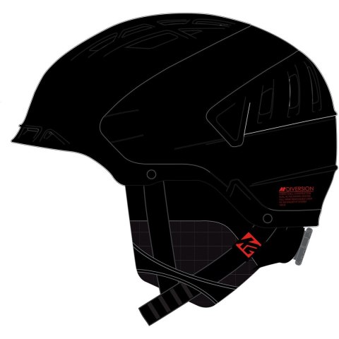 Kask męski K2 DIVERSION black 51-55