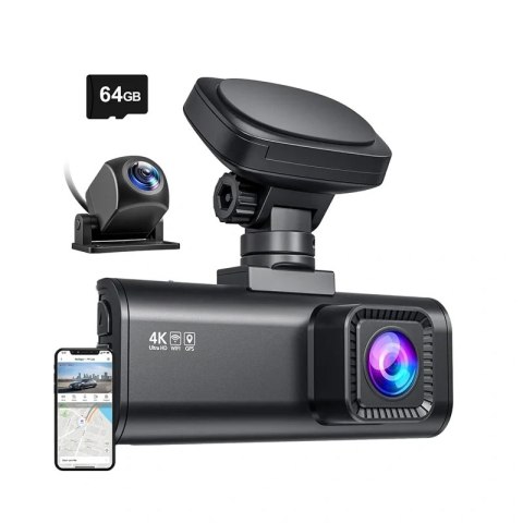 Redtiger Wideorejestrator REDTIGER F7N WiFi 4K + 1080p