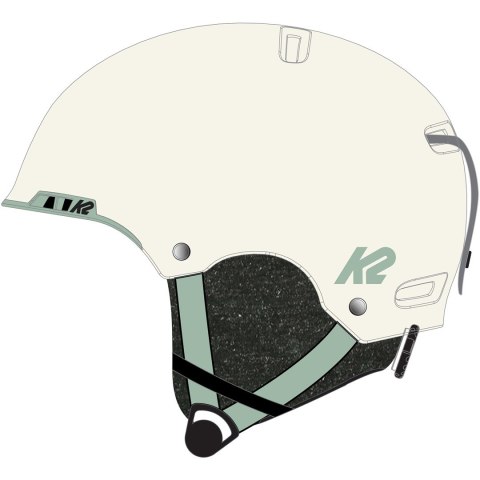 Kask damski K2 MERIDIAN white pearl 55-59