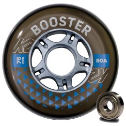 Kółka K2 BOOSTER 76MM 80A 8-WHEEL PACK W ILQ 5 one size