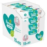 Pampers Chusteczki nawilżane Sensitive 15x80szt.