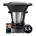 Cecotec 04341 robot kuchenny 1600 W 3,3 l Czarny, Stal nierdzewna Wbudowane wagi