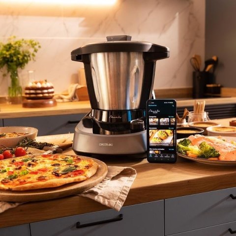 Cecotec 04341 robot kuchenny 1600 W 3,3 l Czarny, Stal nierdzewna Wbudowane wagi
