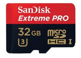 SanDisk Karta pamięci SanDisk Extreme Pro microSDHC 32GB 100/90 MB/s A1 C10 V30 (SDSQXCG-032G-GN6MA)