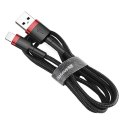 Baseus Kabel Lightning USB Baseus Cafule 2A 3m (czarno-czerwony)
