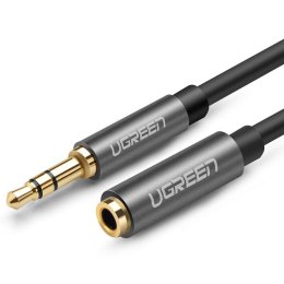 UGREEN Przedłużacz audio AUX UGREEN kabel jack 3,5 mm, 1m (szary)