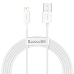 Baseus Kabel USB do Lightning Baseus Superior Series, 2.4A, 2m (biały)