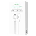UGREEN Kabel Lightning do USB-C UGREEN 3A US171, 1.5m (biały)