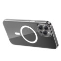 Baseus Etui ochronne Baseus Magnetic Crystal Clear do iPhone 12 Pro (transparentne) + szkło hartowane + zestaw czyszczący