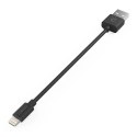 Cygnett Kabel USB-A do Lightning Cygnett 12W 0.1m (czarny)